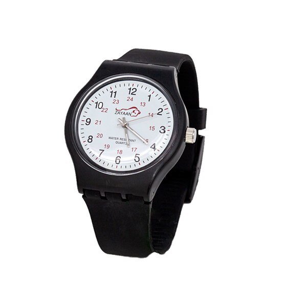 Scrub Wear Classic Balance Medical Watch, Black, Zayaan Health, Mfr#: BLZH-ES-DF15-1B